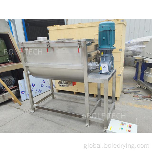 China Industrial horizontal ribbon mixer blender for mixing powder Manufactory